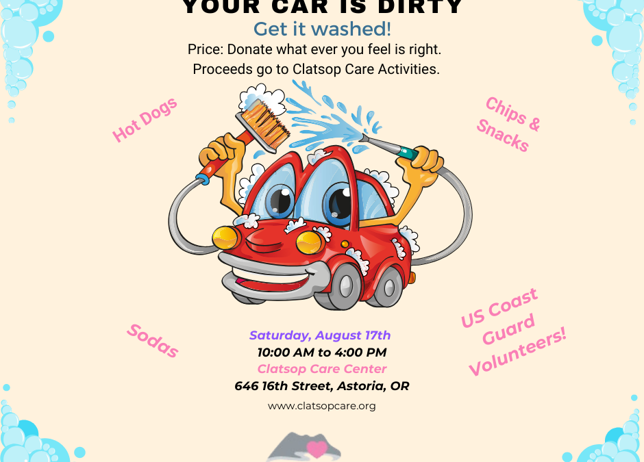 Clatsop Care Auxiliary Annual Car Wash Fundraiser